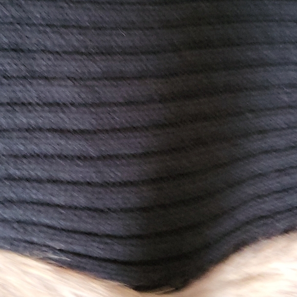 Cato brown and tan sleeveless faux fur vest with black knit back - Picture 10 of 15